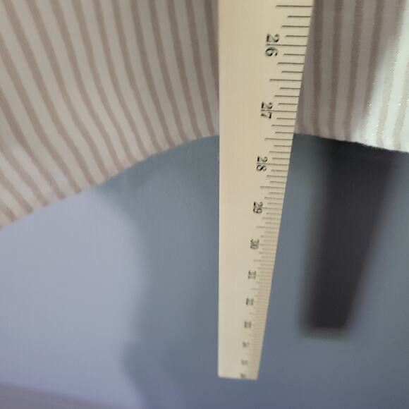 Boden Tunic Top Size 18 Linen Blend Gold Metallic Long Sleeve Womens Preppy - Picture 6 of 10